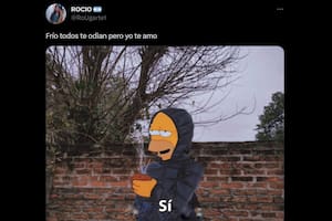 Los mejores memes por el frío que no afloja en Buenos Aires