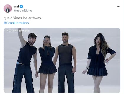 Los mejores memes por la coreografía en Gran Hermano 2025 (Foto: Captura X @eeemiliano)