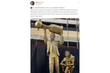 Los mejores memes por la estatua de Mirtha Legrand