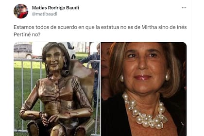 Los mejores memes por la estatua de Mirtha Legrand