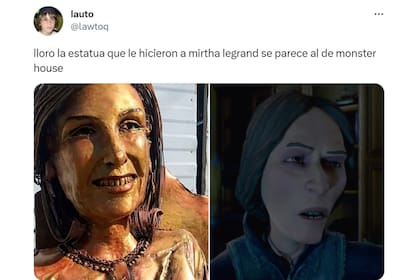 Los mejores memes por la estatua de Mirtha Legrand