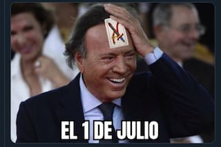Llegó julio y estallaron los memes en las redes: el frío y Julio Iglesias, los protagonistas