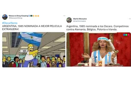 Los mejores memes por la nominación de Argentina, 1985 a los Oscar