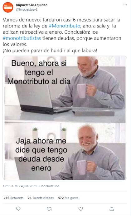 Los mejores memes por la recategorización del monotributo.