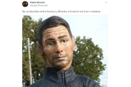 Los mejores memes por las estatuas de Messi, Dibu y Scaloni