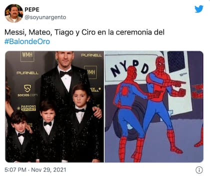 Los mejores memes que dejó la ceremonia de premiación del Balón de Oro