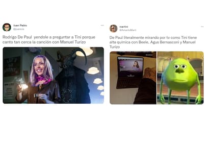 Los mejores memes sobre De Paul y Tini, luego de que la cantante bailó pegada a Manuel Turizo
