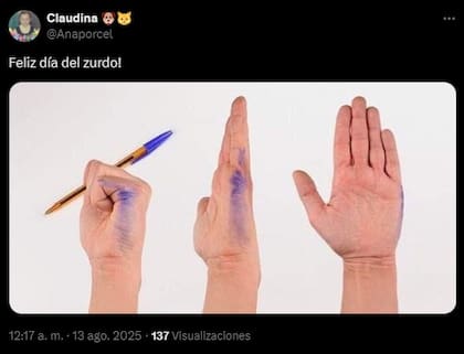 Los mejores memes sobre el Día Internacional del Zurdo
