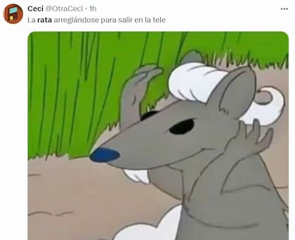 Los mejores memes sobre la aparición de la rata en la conferencia de Jorge Macri
