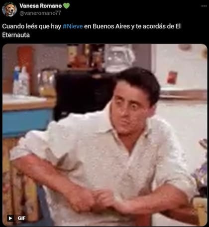 Los mejores memes sobre la caída de nieve en Buenos Aires