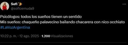 Los mejores memes sobre la chacarera de Nico Occhiato