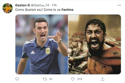 Los mejores memes tras la entrevista de Fantino a Scaloni