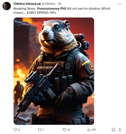 Los mejores memes y reacciones por el Día de la Marmota 2024