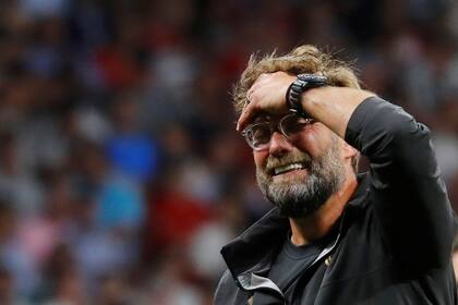 La emoción del DT Juergen Klopp