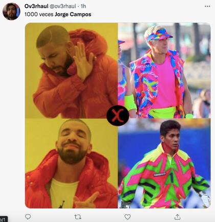 Los mejores tuits por el atuendo de "Barbie" y su comparación con Jorge Campos