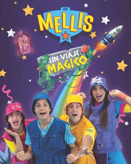 "Los Mellis, un viaje mágico", de jueves a domingo a las 14 en el Teatro Multiescena