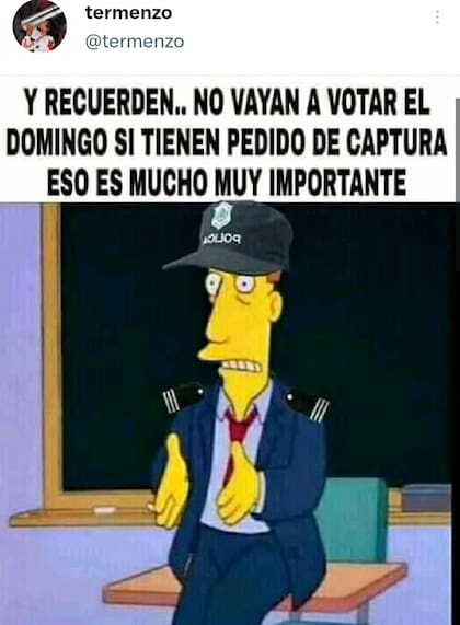 Los memes acerca de las personas que tenían pedido de captura y fueron a votar