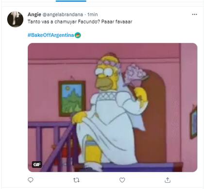 Los memes ante la respuesta de Facundo en Bake of Argentina no tardaron en aparecer en redes sociales