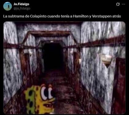 Los memes de la carrera de Franco Colapinto