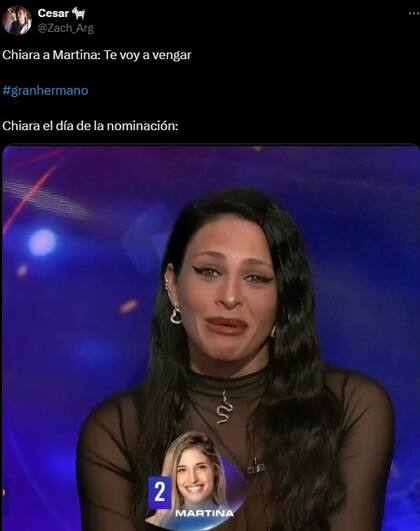 Los memes de la eliminación de Martina de Gran Hermano