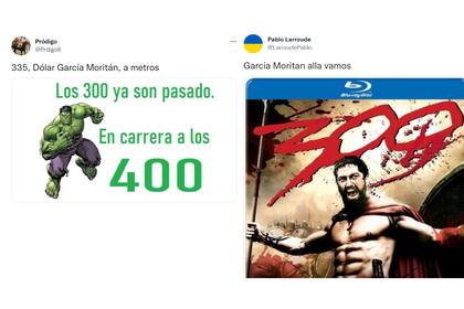 Los memes de los usuarios sobre García Moritán y el dólar