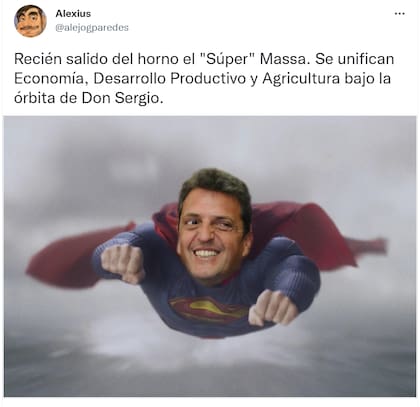 Los memes de Sergio Massa como nuevo "super" ministro