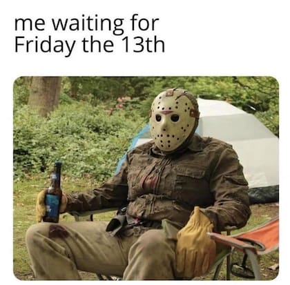 Los memes del viernes 13 son populares en redes sociales