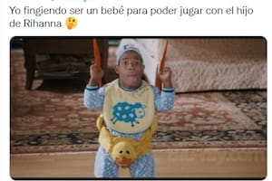 Los memes en redes sociales tras el nacimiento del bebé de Rihanna