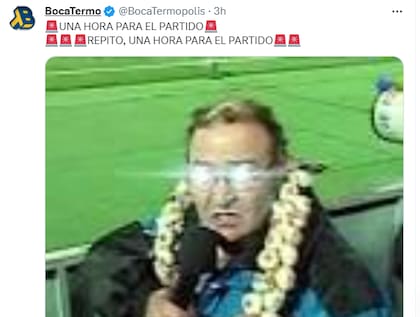 Los memes estallaron durante el partido de Boca Juniors y Fluminense (Foto: Captura X)