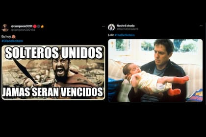 Los memes estallaron entre los solteros (Captura X)