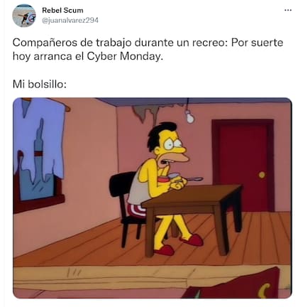 Los memes por el Cyber Monday.