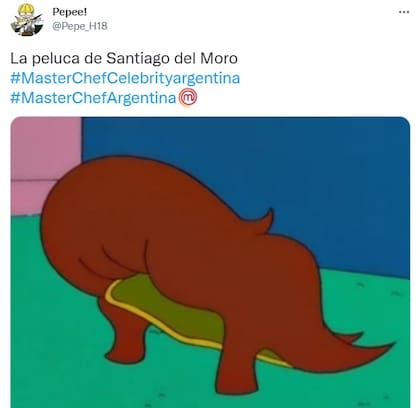 Los memes por el nuevo look de Santiago del Moro (Twitter)