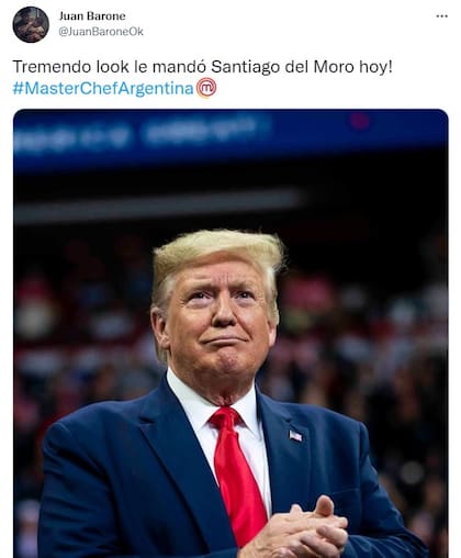 Los memes por el nuevo look de Santiago del Moro (Twitter)