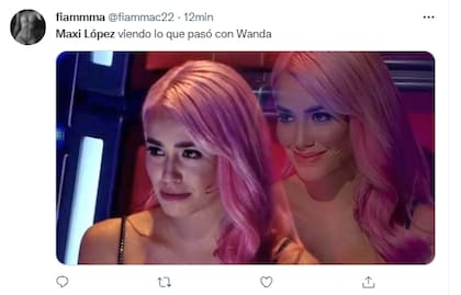 Los memes por la supuesta crisis de Wanda Nara y Mauro Icardi (Foto: Captura Twitter/@fianma22)