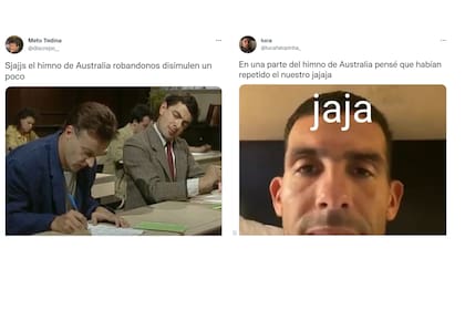 Los memes por las similitudes entre los himnos de Argentina y Australia