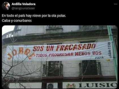 Los memes referidos a la llegada de la ola polar