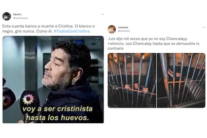 Los memes sobre Cristina Fernández de Kirchner y la mención a Tomás Chancalay