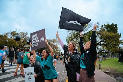 Los mensajes claves en los momentos claves estuvieron a cargo de adidas.