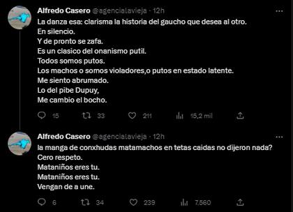 Los mensajes de Alfredo Casero sobre los dos hermanos que se besaron en el escenario como parte de una coreografía (Foto: Twitter)