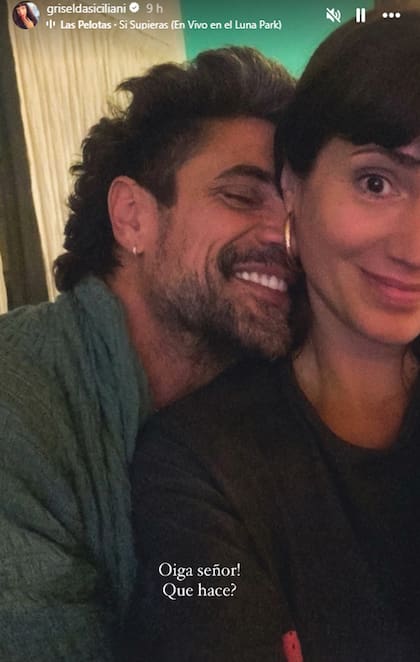 Una de las pocas fotos que Griselda Siciliani y Luciano Castro compartieron en las redes
