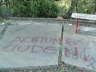Los mensajes de antisemitismo aparecieron en el parque Urquiza, en Paraná, en 2014