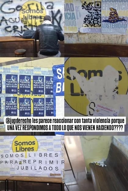 Los mensajes de JUP a Somos Libres.