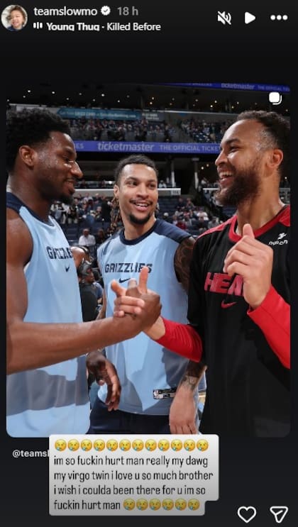 Los mensajes de los compañeros de Brandon Clarke