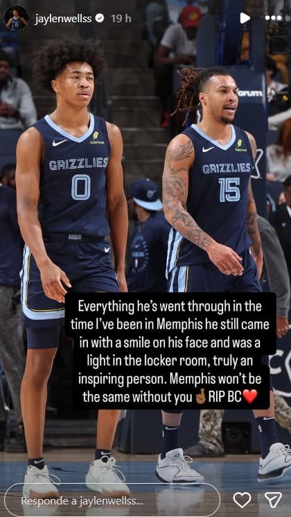 Los mensajes de los compañeros de Brandon Clarke