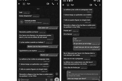 Los mensajes que la sospechosa mandó antes de matar a su expareja