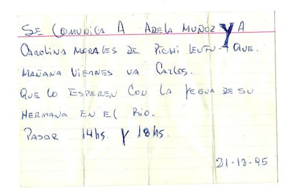 Los mensajes se emiten por radio AM.