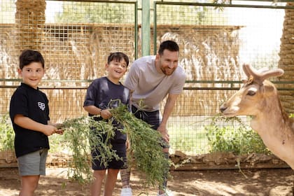 Los Messi en Arabia Saudita