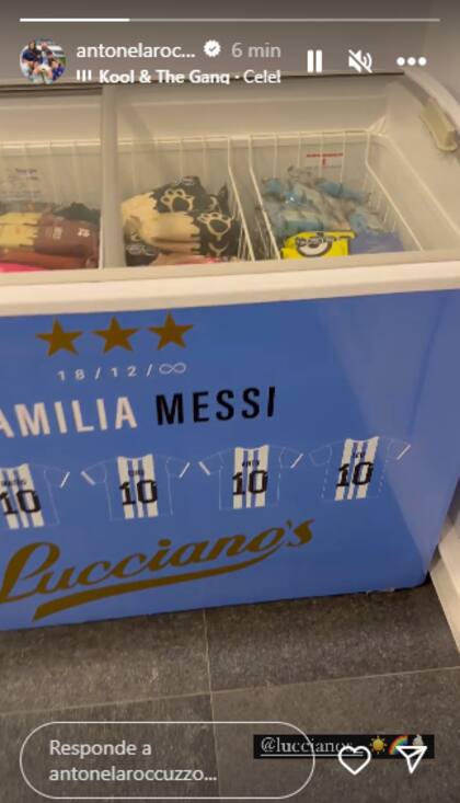 Los Messi tienen un "freezer mundialista" en Rosario