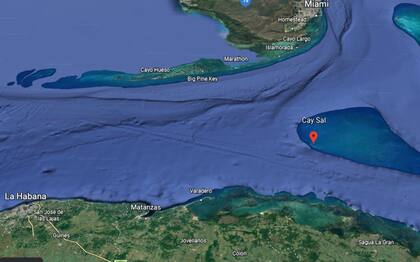 Los migrantes extraviados fueron localizados en un punto entre Cuba y Miami