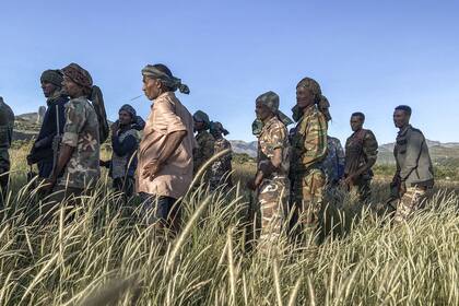 Milicianos etíopes 